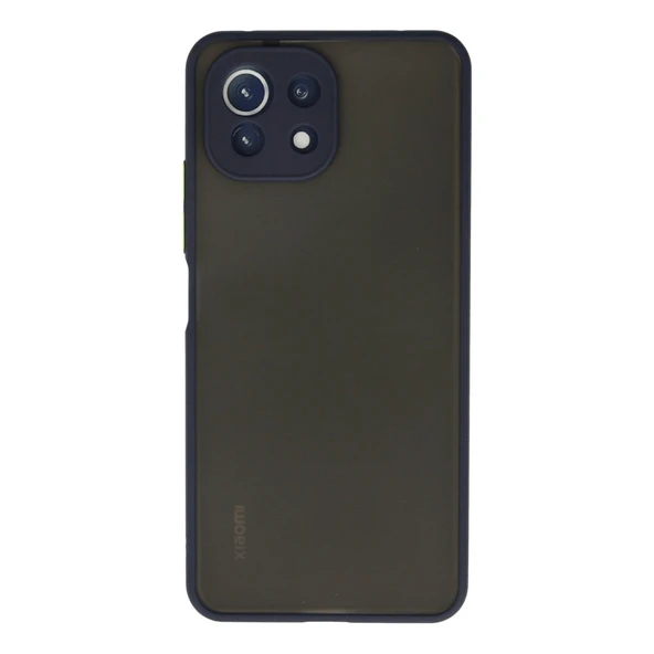 Xiaomi Mi 11 Lite Kılıf Montreal Silikon Kapak - Lacivert ürün görseli 1