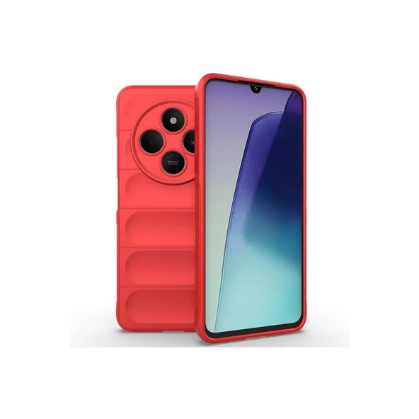 Xiaomi Redmi 14c Kılıf Optimum Silikon - Kırmızı ürün görseli 1