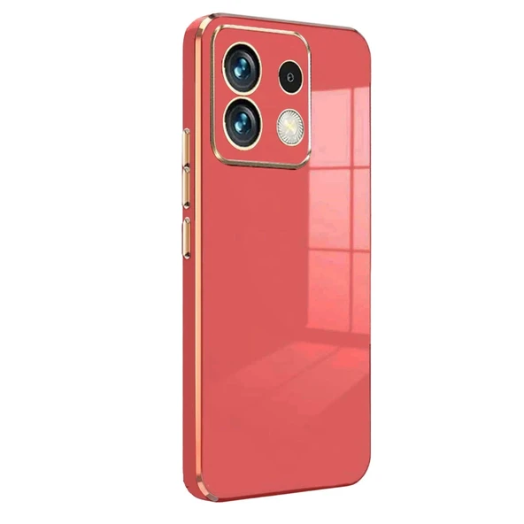 Xiaomi Poco M6 Pro 4g Kılıf Volet Silikon - Kırmızı ürün görseli 1