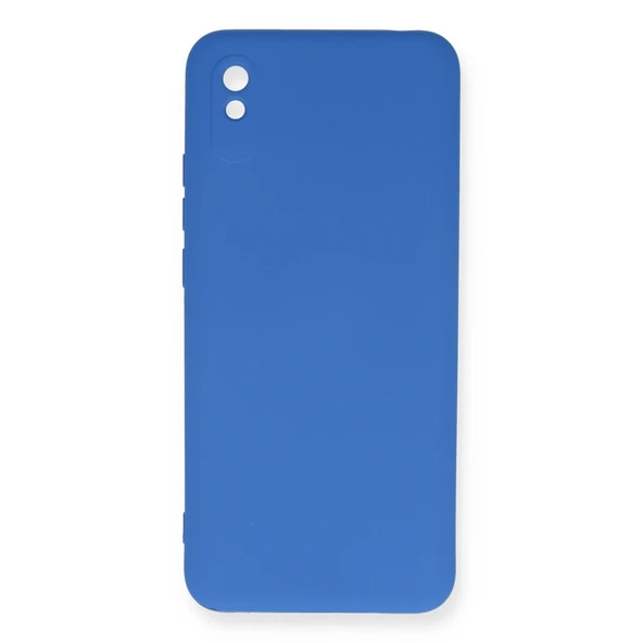 Xiaomi Redmi 9a Kılıf Nano İçi Kadife Silikon - Mavi ürün görseli 1