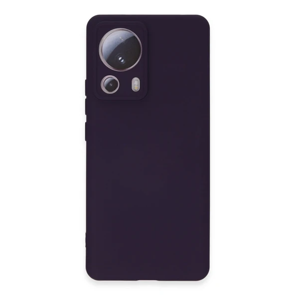 Xiaomi Mi 13 Lite Kılıf Nano İçi Kadife Silikon - Mor ürün görseli 1