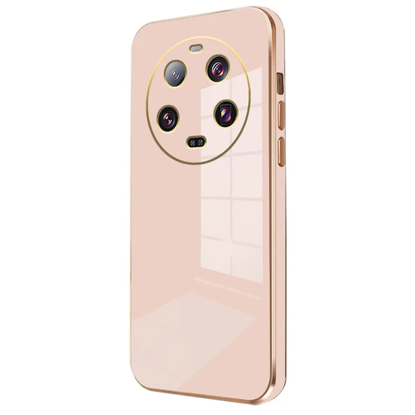 Xiaomi Mi 14 Ultra Kılıf Volet Silikon - Pembe ürün görseli 1