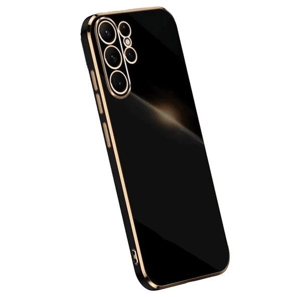 Samsung Galaxy S25 Ultra Kılıf Volet Silikon - Siyah ürün görseli 1