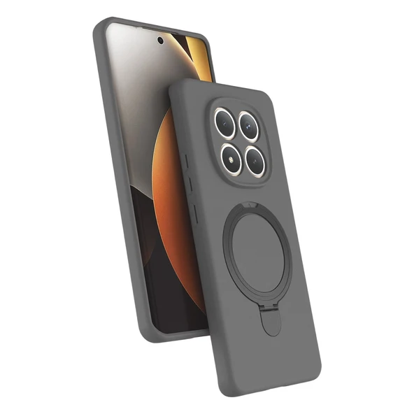 Xiaomi Redmi Note 15 4g Regal Magsafe Standlı Kapak - Titan Gri ürün görseli 1