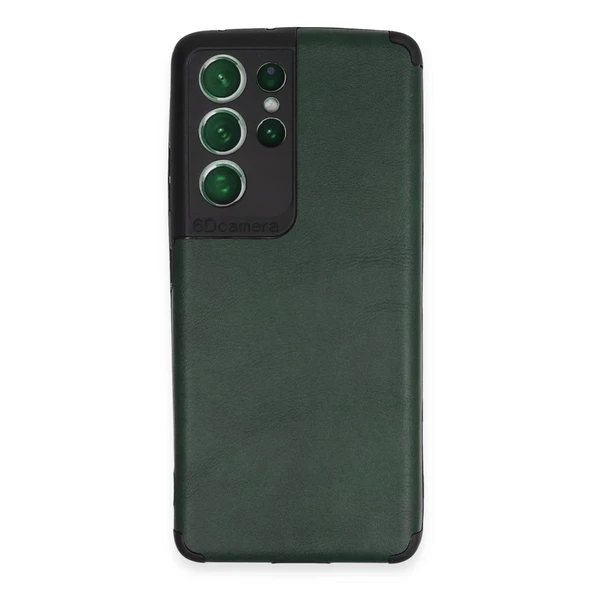 Samsung Galaxy S21 Ultra Kılıf Loop Deri Silikon - Yeşil ürün görseli 1