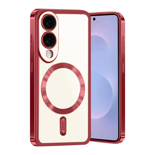 Samsung Galaxy S25 Edge Kross Magneticsafe Kapak - Kırmızı ürün görseli 1