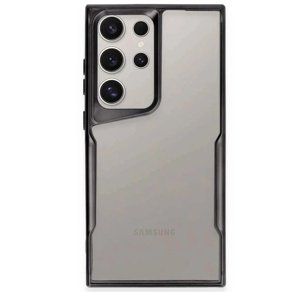 Samsung Galaxy S25 Ultra Kılıf Boyi Silikon Kapak - Siyah ürün görseli 1
