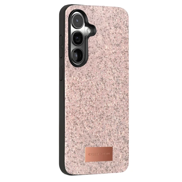 Samsung Galaxy S25 Plus Bright Simli Kapak - Pembe - Resim 3