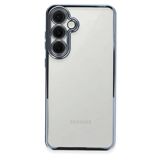 Samsung Galaxy S24 Fe Kılıf Kamera Korumalı Lensli Silikon - Lacivert ürün görseli 1