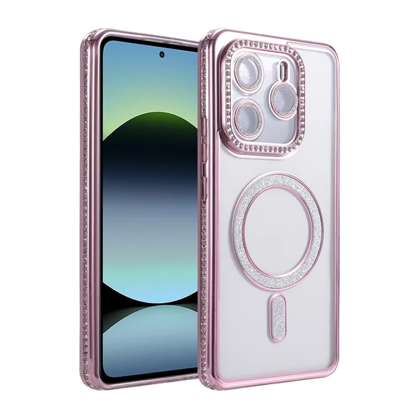 Xiaomi Redmi Note 14 4g Joke Simli Magneticsafe Kılıf - Pembe ürün görseli 1