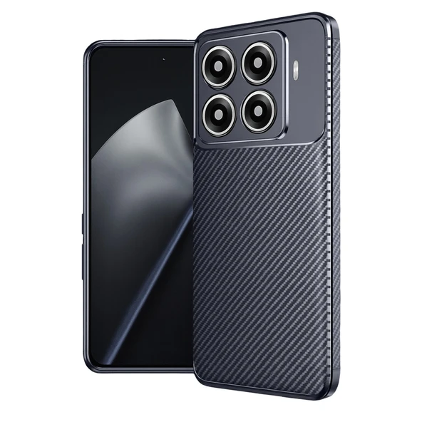 Xiaomi Mi 15t Pro Auto Focus Karbon Kapak - Lacivert ürün görseli 1