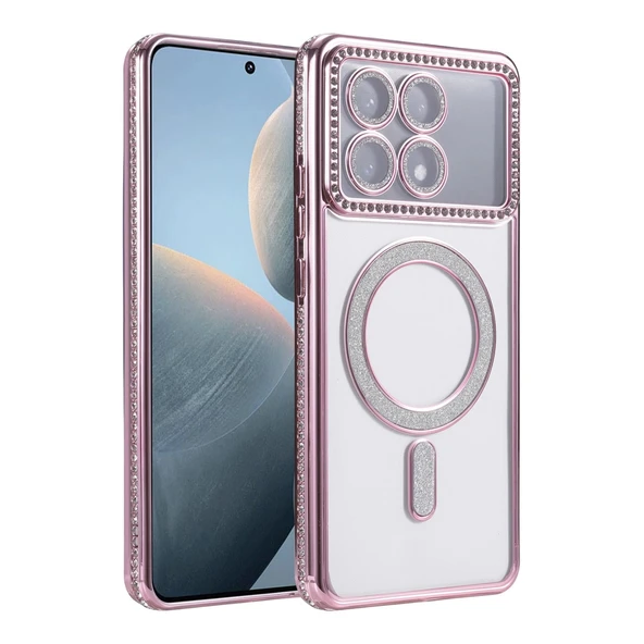 Xiaomi Poco X6 Pro Joke Simli Magneticsafe Kılıf - Pembe ürün görseli 1