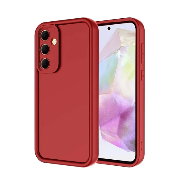 Samsung Galaxy A17 5g Viera Silikon - Kırmızı ürün görseli 1