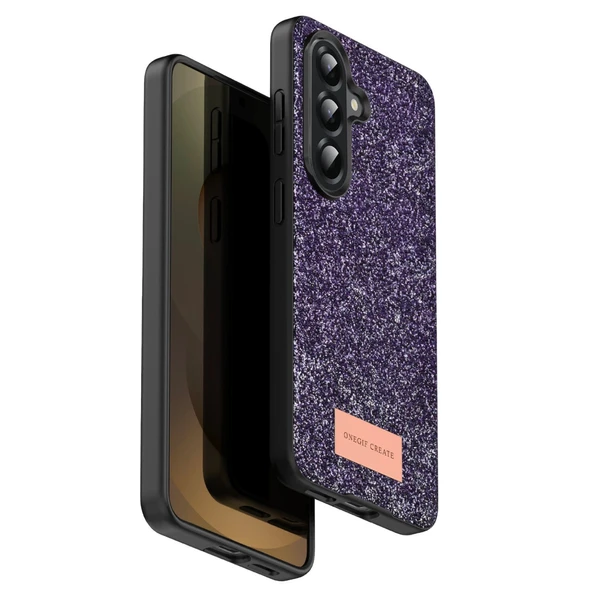 Samsung Galaxy A17 5g Bright Simli Kapak - Derin Mor ürün görseli 1