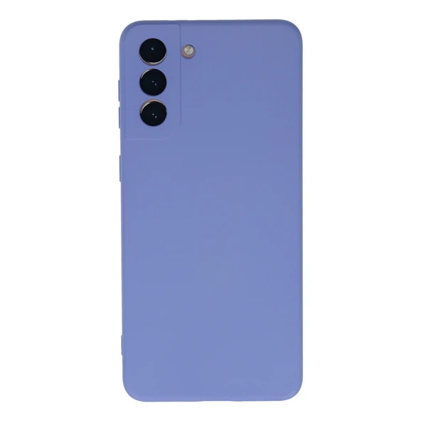 Samsung Galaxy S21 Plus Kılıf Nano İçi Kadife Silikon - Lila ürün görseli 1