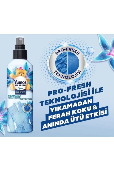 Jet Fresh Giysi Spreyi Lilyum 200 Ml - Resim 2