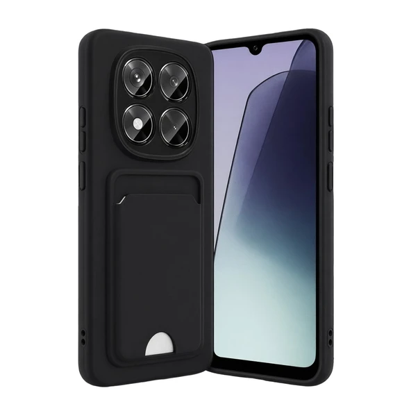 Xiaomi Redmi Note 15 Pro 5g Kelvin Kartvizitli Silikon - Siyah ürün görseli 1