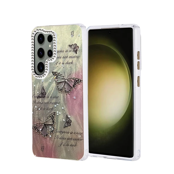 Samsung Galaxy S25 Ultra Kılıf Blade Aynalı Desenli Kapak - Desen 6 ürün görseli 1