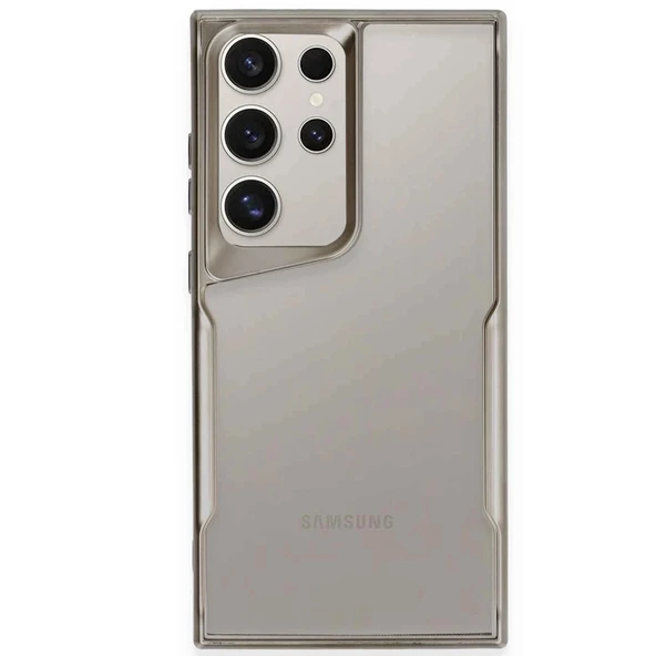Samsung Galaxy S25 Ultra Kılıf Boyi Silikon Kapak - Titan Gri ürün görseli 1