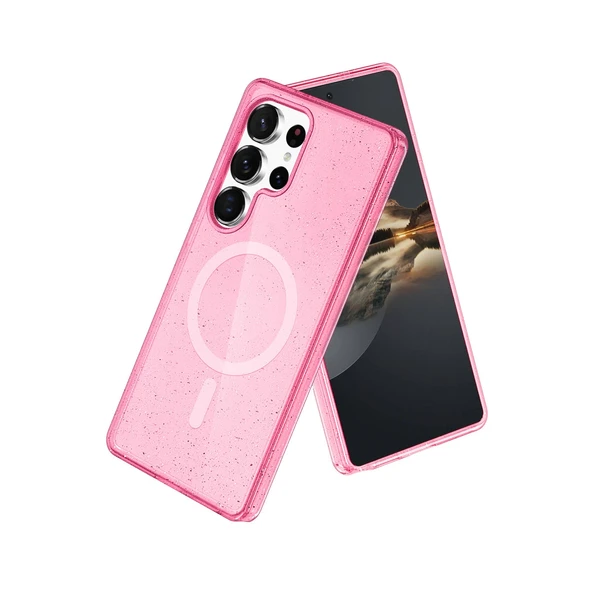 Samsung Galaxy S25 Ultra Magsafe Kapak - Pembe ürün görseli 1