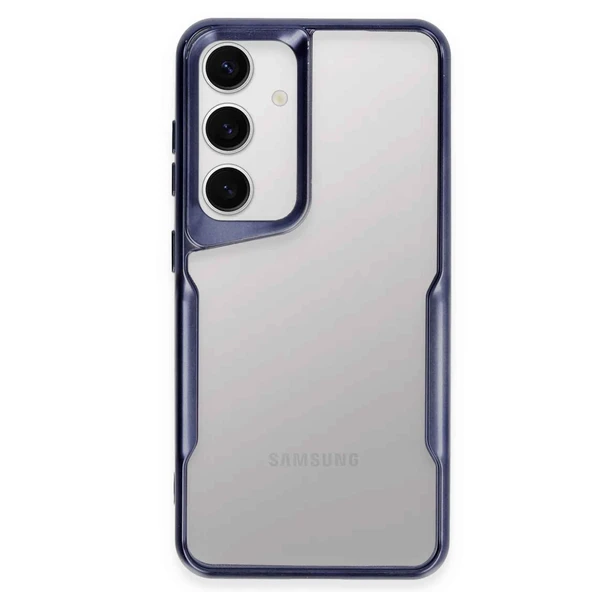 Samsung Galaxy S24 Kılıf Boyi Silikon Kapak - Lacivert ürün görseli 1