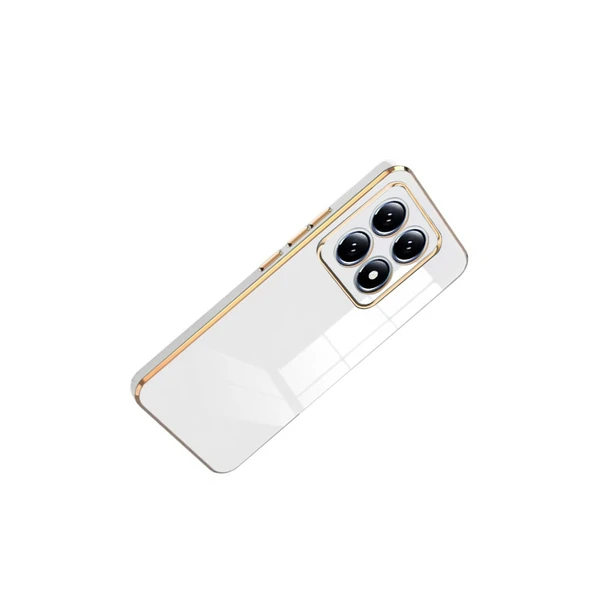 Xiaomi Mi 14t Pro Volet Silikon - Beyaz - Resim 3