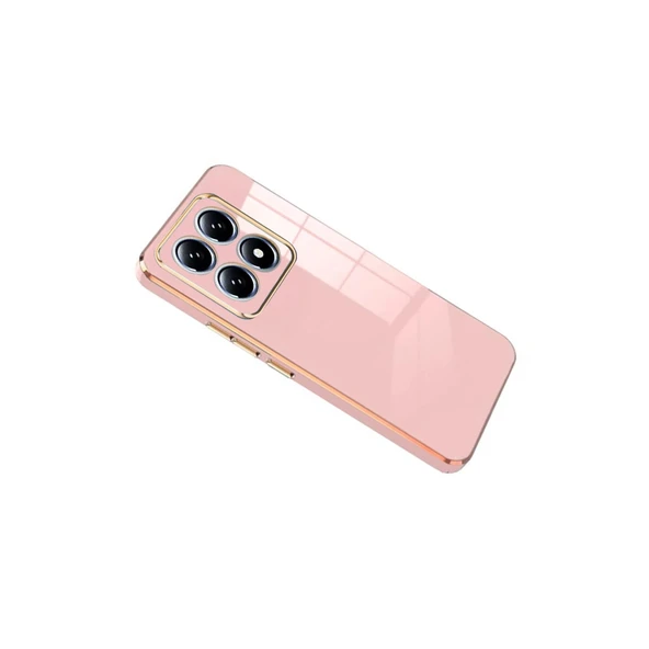 Xiaomi Mi 14t Pro Volet Silikon - Pembe - Resim 2