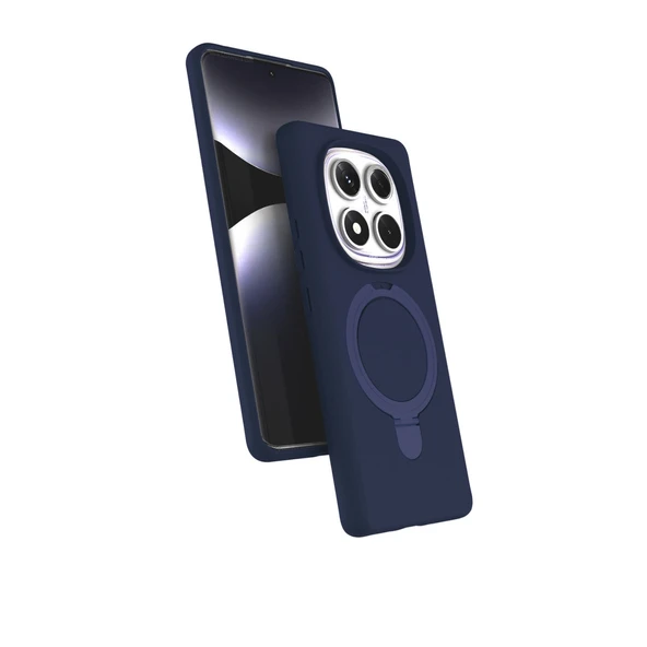 Xiaomi Redmi Note 14 Pro 5g Regal Magsafe Standlı Kapak - Lacivert ürün görseli 1
