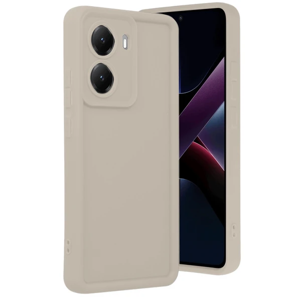 Xiaomi Poco X7 Pro Viera Silikon - Krem ürün görseli 1