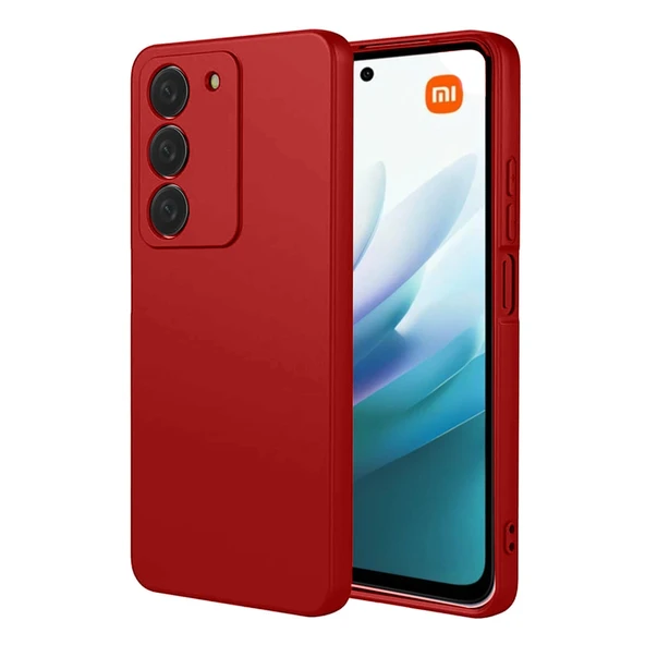 Xiaomi Redmi 15 4g First Silikon - Kırmızı ürün görseli 1