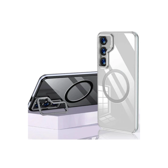 Samsung Galaxy S24 Crystal Magsafe Kapak - Şeffaf ürün görseli 1