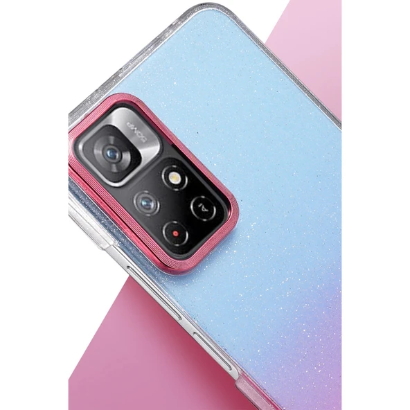Xiaomi Redmi Note 11 Pro Glossy Kapak - Siyah - Resim 2