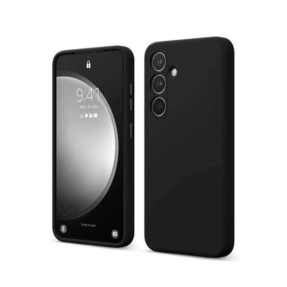 Samsung Galaxy S24 Fe Kılıf First Silikon - Siyah ürün görseli 1