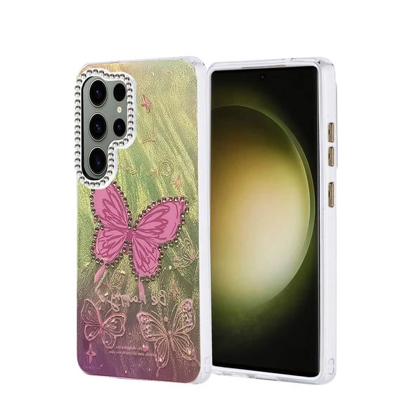 Samsung Galaxy S25 Ultra Kılıf Blade Aynalı Desenli Kapak - Desen 5 ürün görseli 1