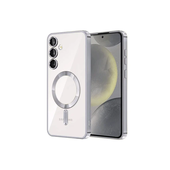Samsung Galaxy S23 Plus Kılıf Kross Magneticsafe Kapak - Gümüş ürün görseli 1