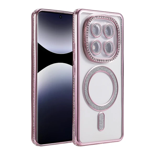 Xiaomi Redmi Note 14 Pro 5g Joke Simli Magneticsafe Kılıf - Pembe ürün görseli 1