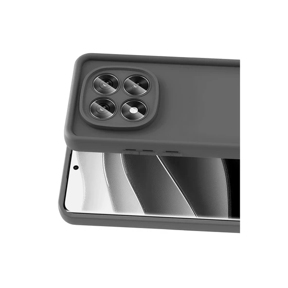 Xiaomi Redmi Note 15 4g Viera Silikon - Gri - Resim 2