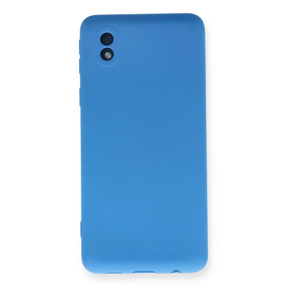 Samsung Galaxy A01 Core Kılıf Nano İçi Kadife Silikon - Mavi ürün görseli 1