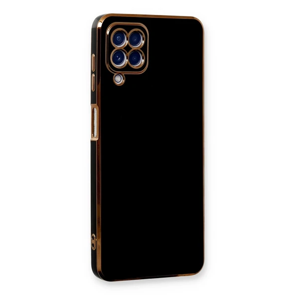 Samsung Galaxy A22 Kılıf Volet Silikon - Siyah ürün görseli 1