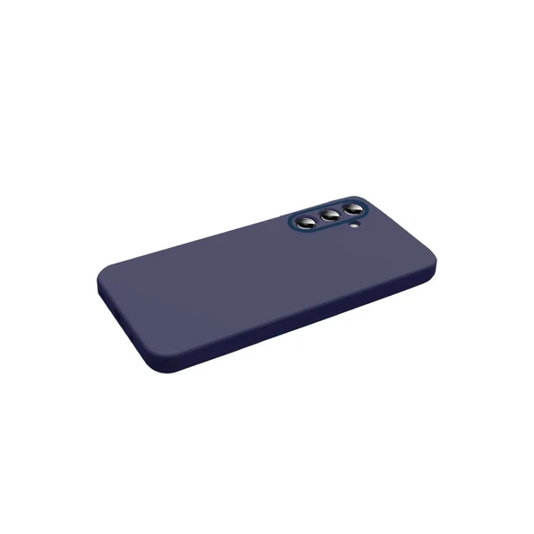 Samsung Galaxy A57 5g First Silikon - Lacivert - Resim 3