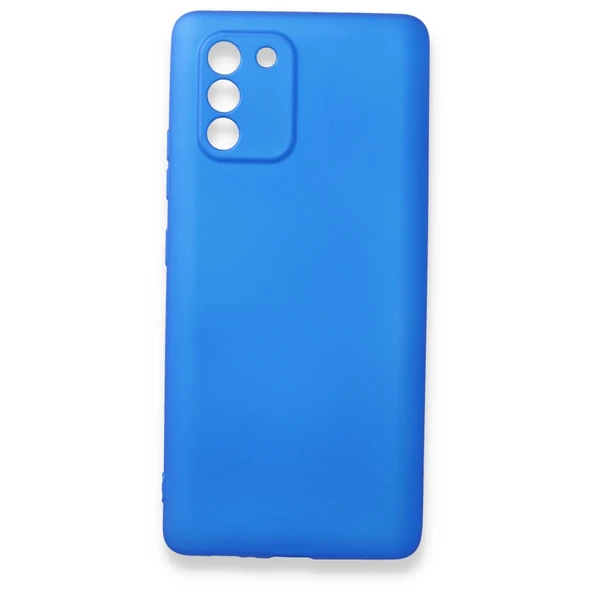 Samsung Galaxy A91 / S10 Lite Kılıf First Silikon - Mavi ürün görseli 1