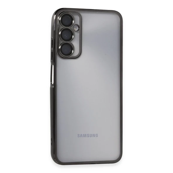 Samsung Galaxy A05S Kılıf Kamera Korumalı Lensli Silikon - Siyah ürün görseli 1