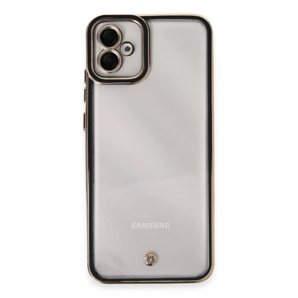 Samsung Galaxy A04e Kılıf Liva Lens Silikon - Siyah ürün görseli 1