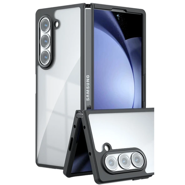 Samsung Galaxy Z Fold 5 Kılıf Blur Fold Kapak - Siyah ürün görseli 1
