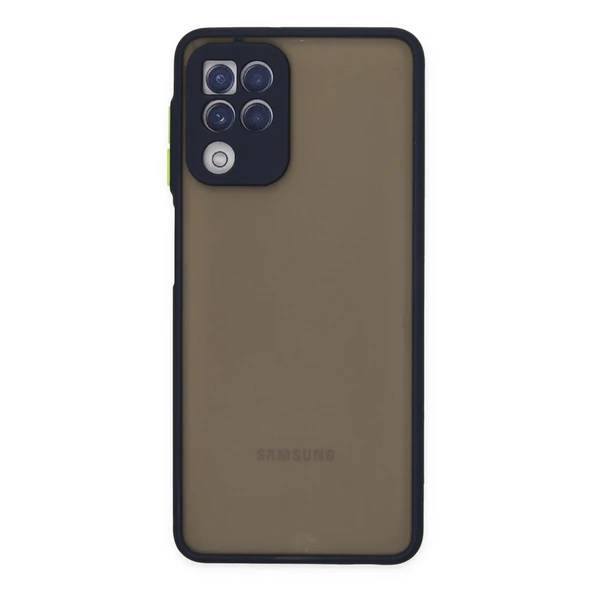 Samsung Galaxy A22 Kılıf Montreal Silikon Kapak - Lacivert ürün görseli 1