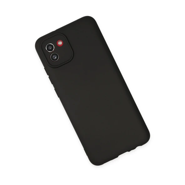 Samsung Galaxy A03 Kılıf First Silikon - Siyah - Resim 3