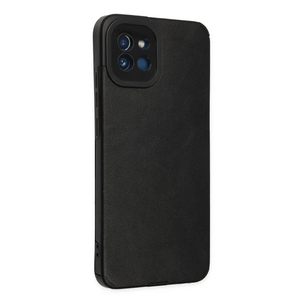 Samsung Galaxy A03 Kılıf Loop Deri Silikon - Siyah - Resim 2