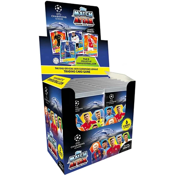 UEFA Şampiyonlar Ligi 16/17 Match Attax Futbolcu Kartları - ( 1 PAKET FİYATIDIR ) ürün görseli 1