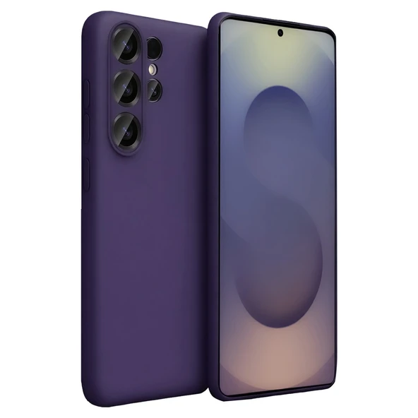 Samsung Galaxy S26 Ultra First Silikon - Mürdüm ürün görseli 1