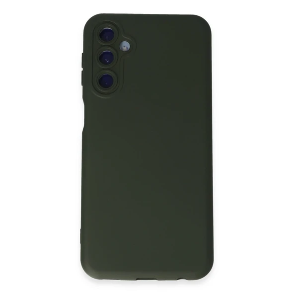 Samsung Galaxy M34 5g Kılıf Nano İçi Kadife Silikon - Koyu Yeşil ürün görseli 1